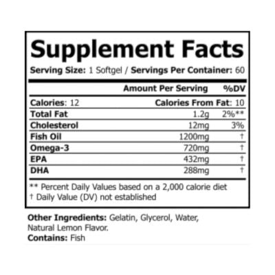 Bundle for Omega 3 Fish Oil Supplement | Get 2 Bottles