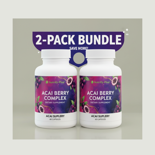 2-Pack Bundle Acai Berry Complex Supplement