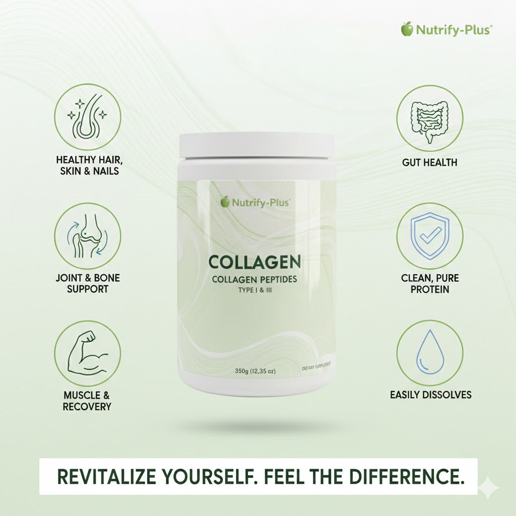 2-Pack Bundle Collagen Peptides Type I & III Supplement