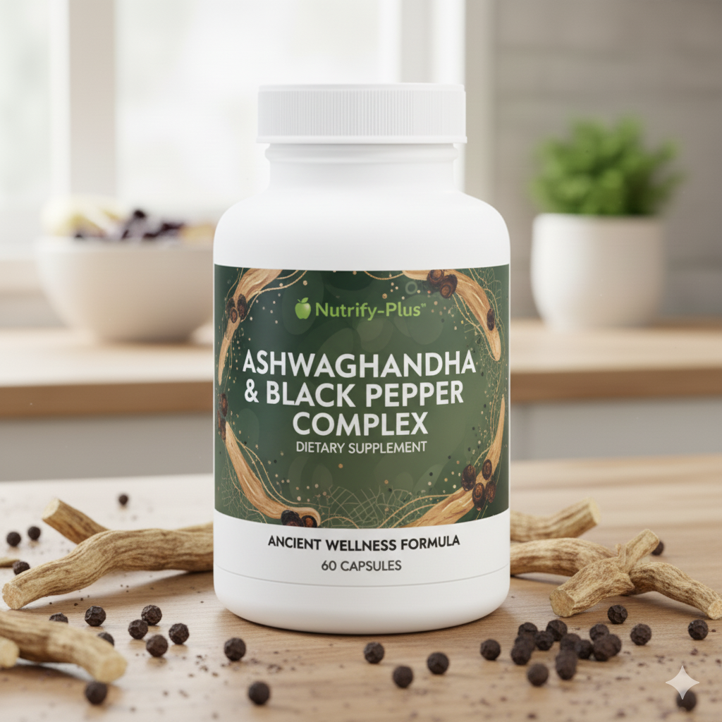 Ashwagandha and Black Pepper Supplement