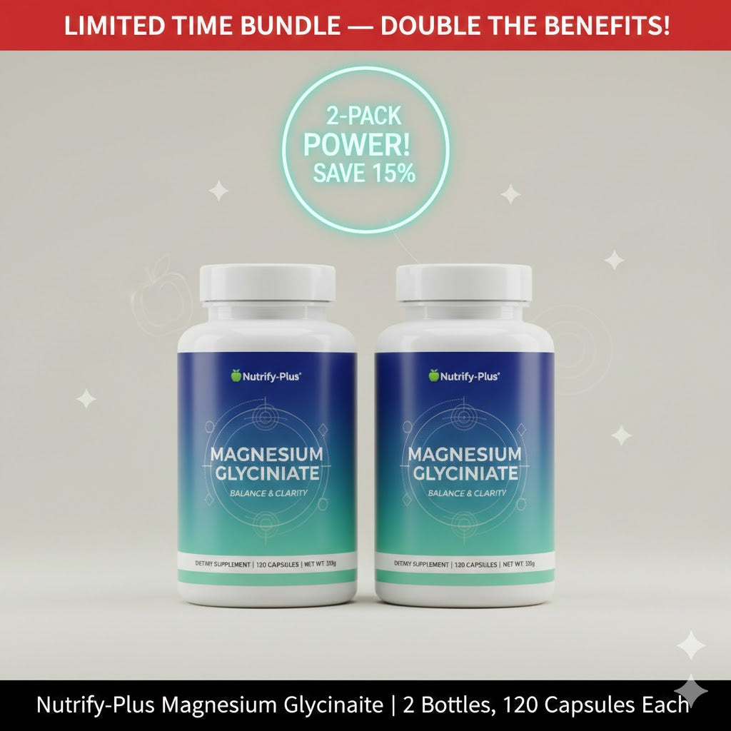 2-Pack Bundle Magnesium Glycinate Supplement