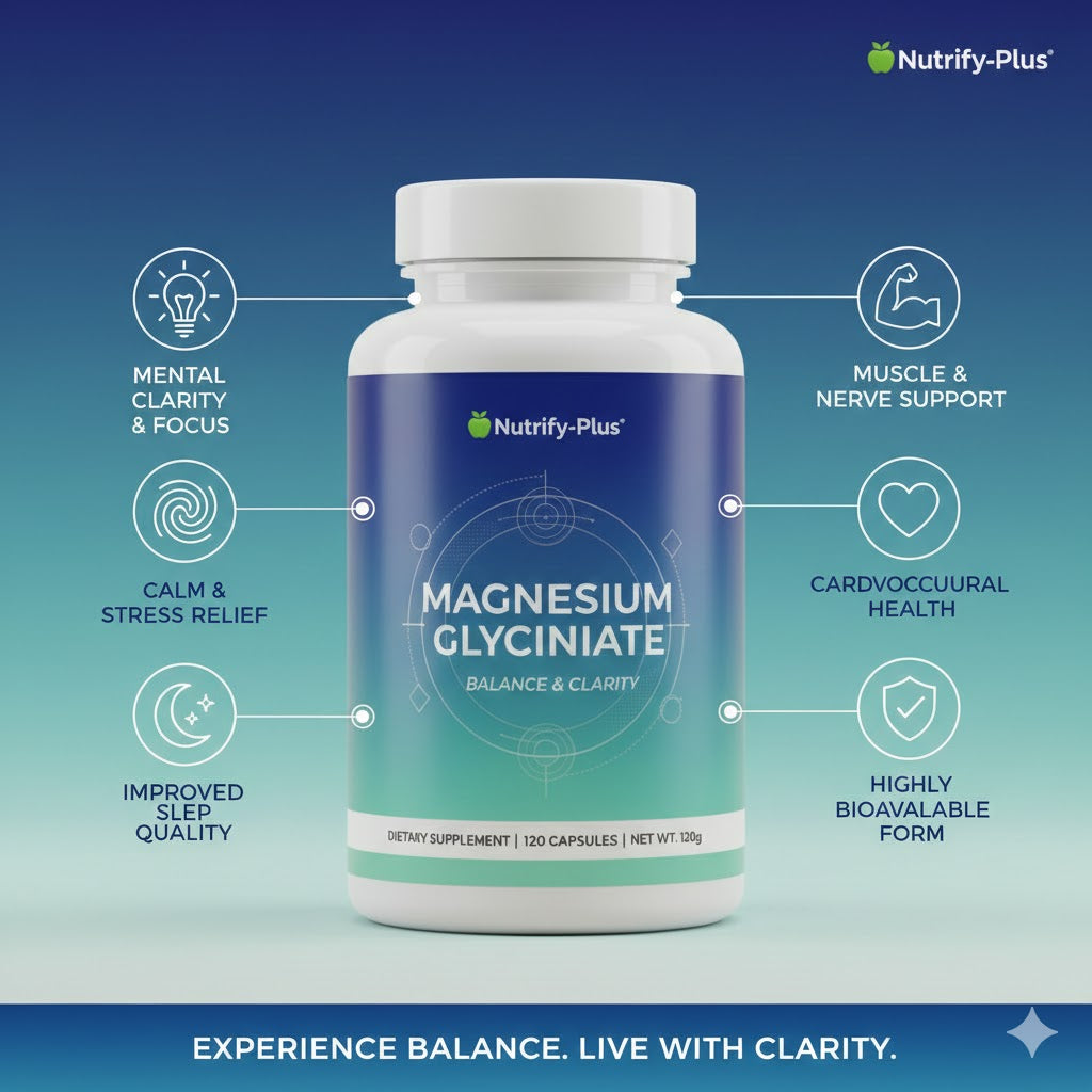 2-Pack Bundle Magnesium Glycinate Supplement