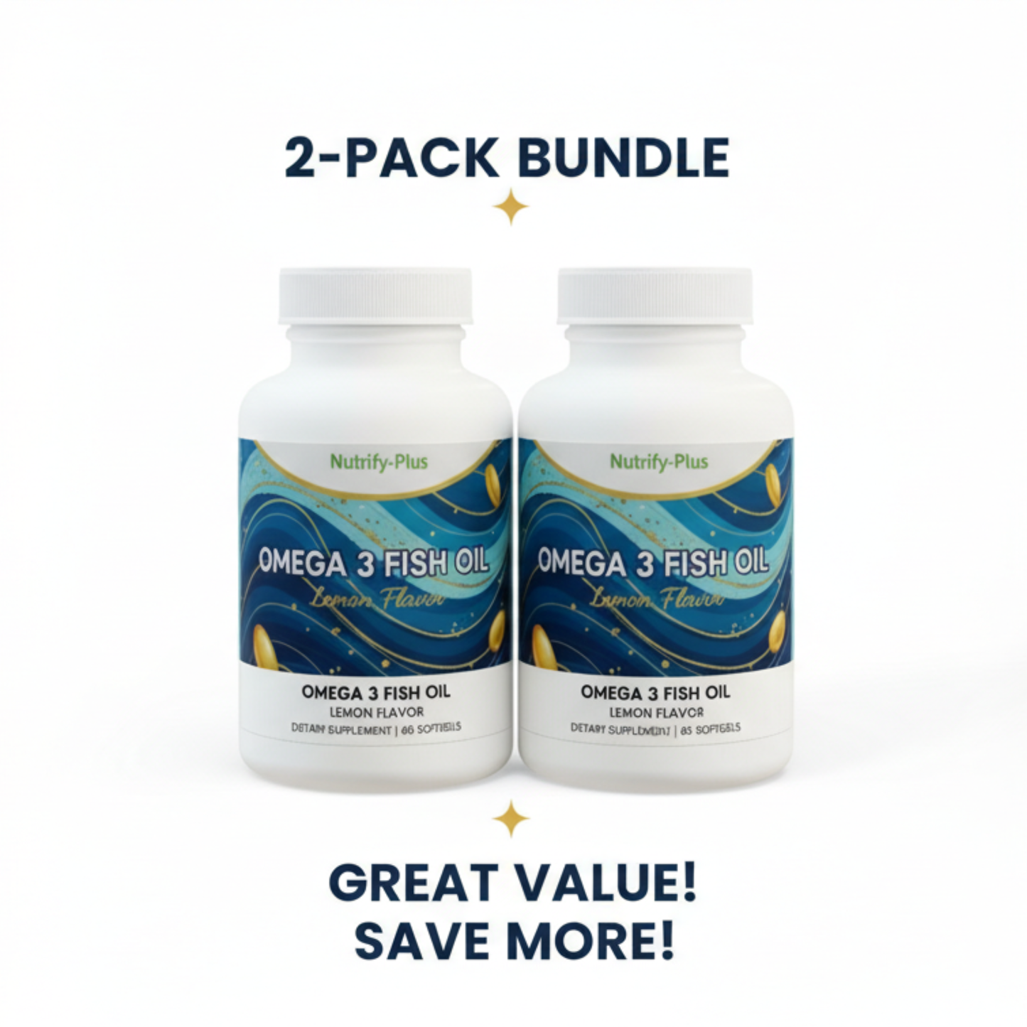 Bundle for Omega 3 Fish Oil Supplement | Get 2 Bottles