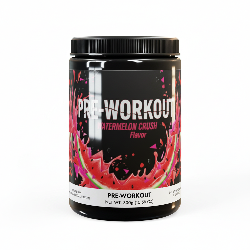 Pre-Workout Supplement | Watermelon Flavour (300g, 10.58oz)