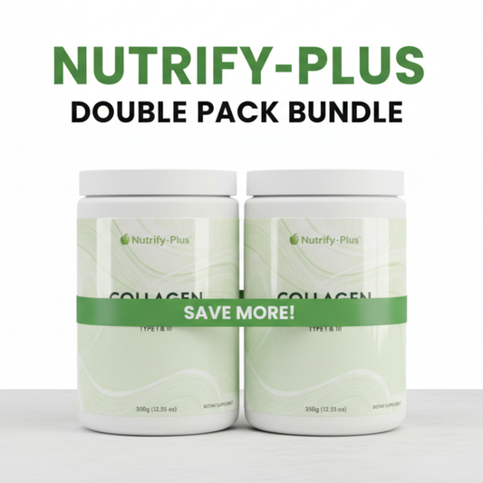 2-Pack Bundle Collagen Peptides Type I & III Supplement